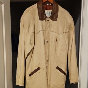 Toral Beige and Brown Field Jacket